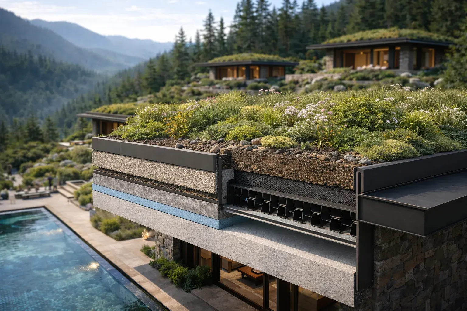 Modern Green Roof