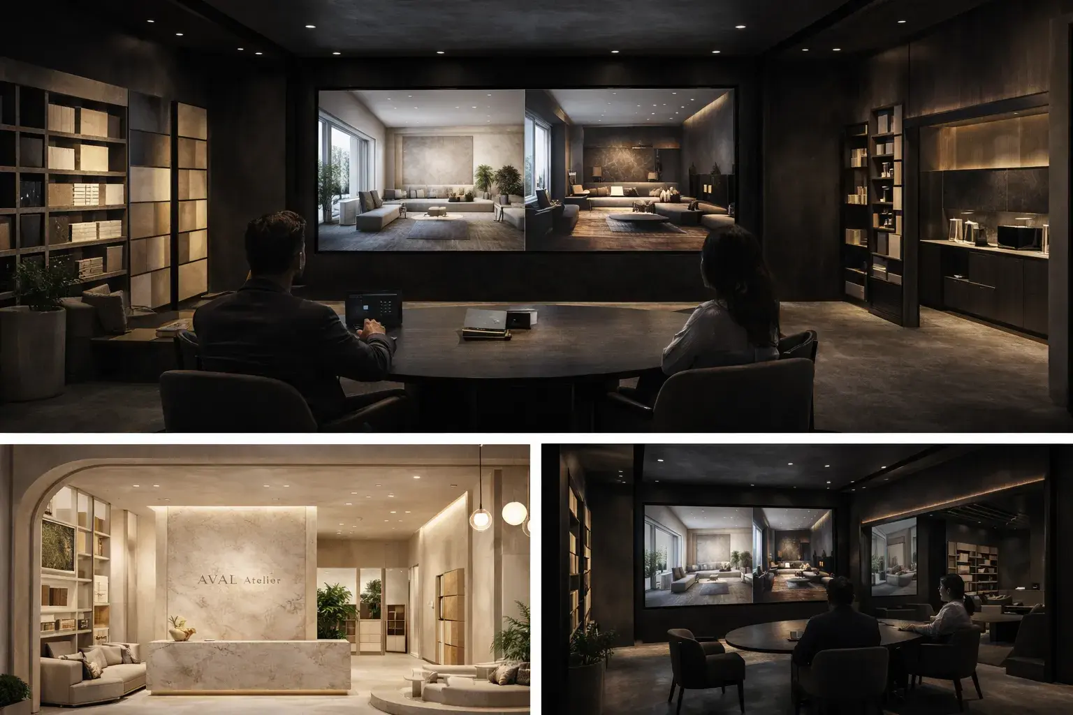 Τοποθέτηση δαπέδων μεγάλης διάστασης και επενδύσεις | Έργο Aval Design 19