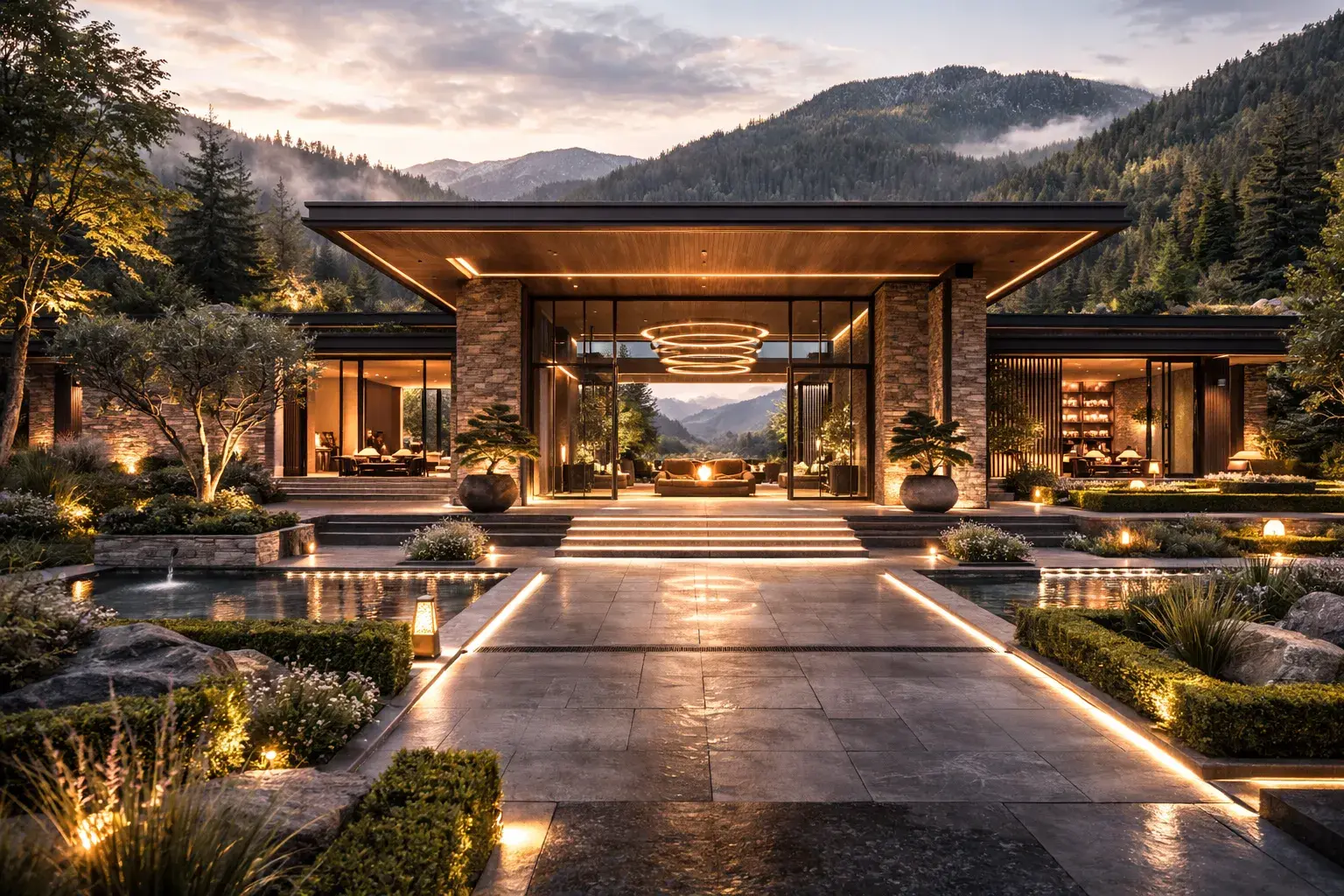 Διακόσμηση εσωτερικών χώρων με ξύλινες λεπτομέρειες | Έργο Aval Design 26