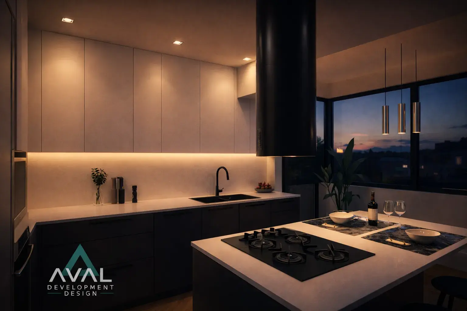 Τοποθέτηση δαπέδων μεγάλης διάστασης και επενδύσεις | Έργο Aval Design 49