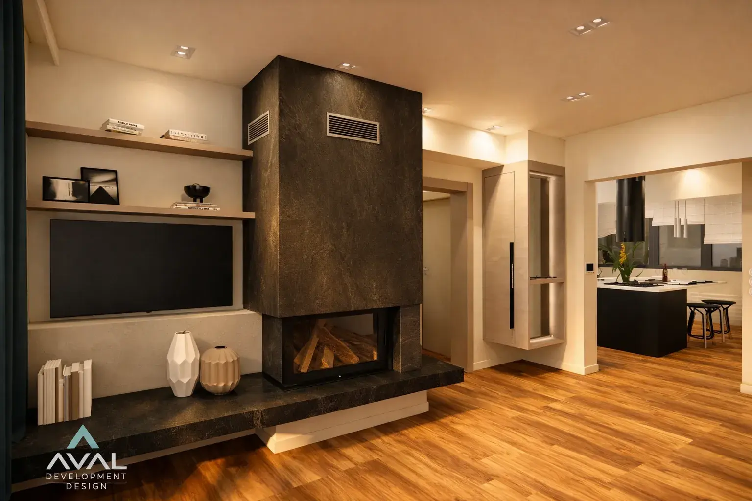 Σχεδιασμός φωτισμού ανάδειξης αρχιτεκτονικών στοιχείων | Έργο Aval Design 50