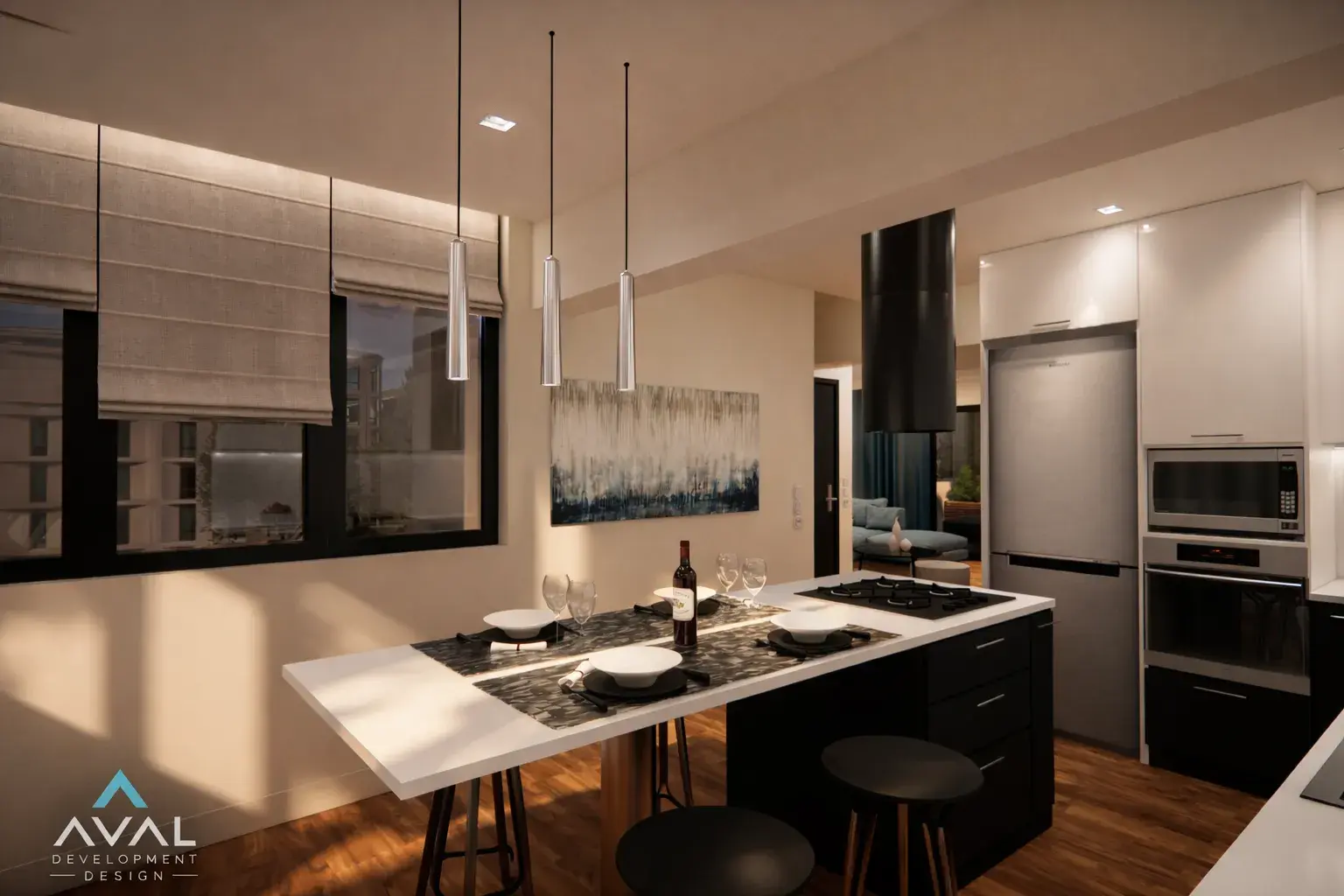 Αρχιτεκτονική μελέτη και σχεδιασμός όψης κτιρίου | Έργο Aval Design 51